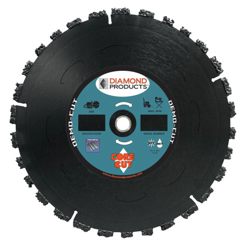 Diamond Products Rescue Blades- Metal Roofing Tile Blade, 7 inch