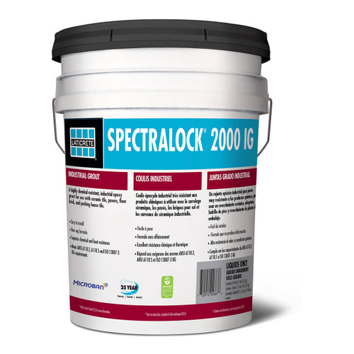 Laticrete SpectraLOCK 2000IG Midnight Black Epoxy Grout- All Parts Included