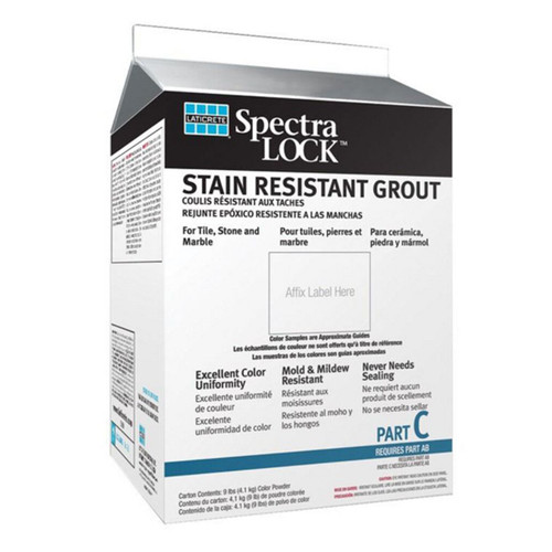 Laticrete SpectraLOCK PRO Epoxy Grout Part C- 9 lb Platinum