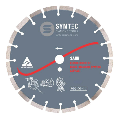 Syntec 16 Inch Low HP Concrete/Asphalt Segmented Diamond Blade