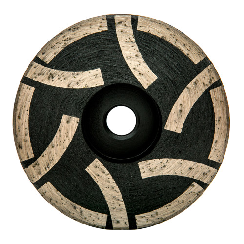 Diamax Cyclone Flat Cup Wheel - Concrete Stone, Granite, 4 inch | Coarse, Medium, Fine Grit