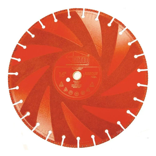 Diteq D-23 Premium Rescue and Utility Blade for Metal and Concrete, 16 inch