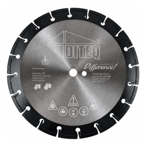 Diteq A-55 Fast Premium Blade for Asphalt and Green Concrete, 36 inch