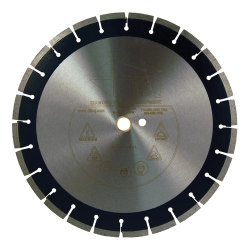 Diteq U-A26 Fast Premium Asphalt and Green Concrete Blade with Undercut Protection, 12 inch