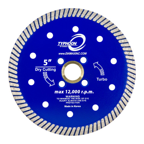 Diamax Typhoon Granite 5 Inch Turbo Blade