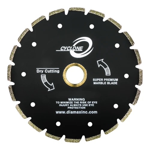 Diamax Cyclone Electroplated Diamond Blade Marble Porcelain, 4 1/2 inch