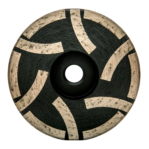 Diamax Cyclone Flat Cup Wheel - Concrete Stone, Granite, 5 inch | Coarse, Medium, Fine Grit
