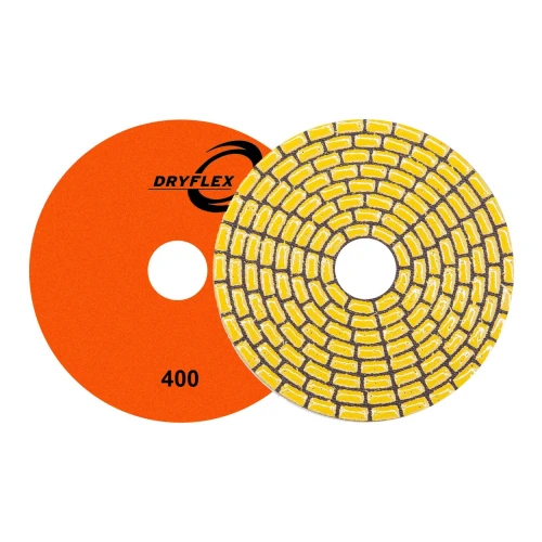 Diamax Dryflex Dry Polishing System- Granite Stone, 400 Grit 4 Inch