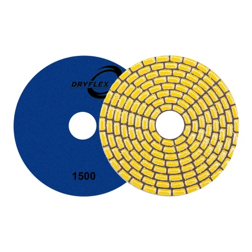 Diamax Dryflex Dry Polishing System- Granite Stone, 1500 Grit 4 Inch
