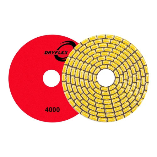 Diamax Dryflex Dry Polishing System- Granite Stone, 4000 Grit 4 Inch