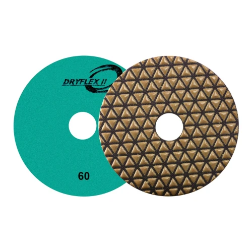 Diamax Dryflex II Economy Dry Polishing System- Stone Granite, 60 Grit 4 Inch