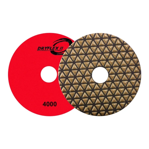 Diamax Dryflex II Economy Dry Polishing System- Stone Granite, 4000 Grit 4 Inch
