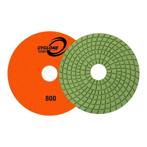 Diamax Cyclone Wet Polishing Pads Superflex, 4 inch 800 Grit