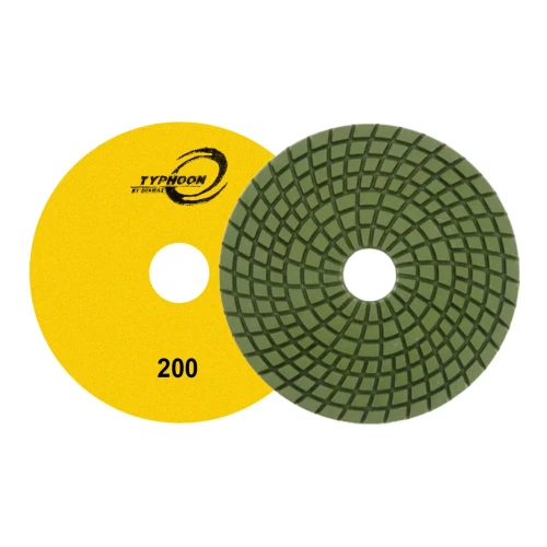 Diamax Typhoon Economy Wet Polishing Pads, 4 inch, 200 Grit