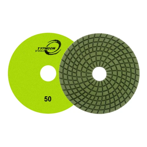Diamax Typhoon Economy Wet Polishing Pads, 5 inch, 50 Grit
