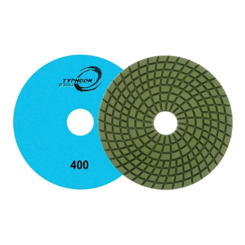 Diamax Typhoon Economy Wet Polishing Pads, 5 inch, 400 Grit