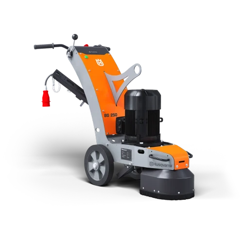 Husqvarna BG 250 Electric Floor Grinder, 5 HP 230 V 10 inch Front Right View