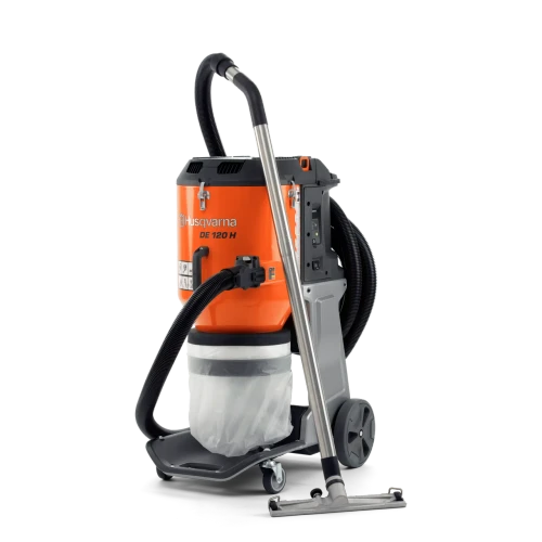 Husqvarna DE 120 H HEPA Dust Extractor Vacuum 3 HP 120V 1-Phase
