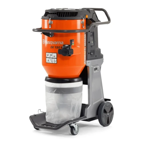 Husqvarna DE 130 H HEPA Dust Extractor Vacuum 4.8 HP 220V 1-Phase