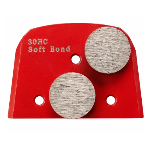Syntec Slim Fit Double Round Grinding Segment- Red, Soft Bond Lavina