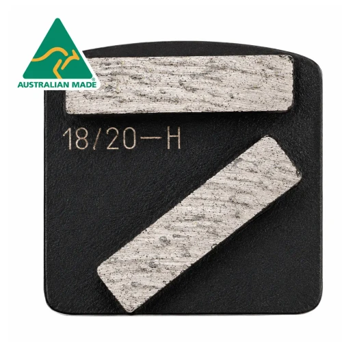 Syntec Redi-Lock Double Bar Grinding Segment-Black, Hard Bond