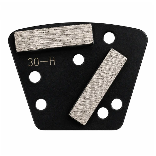 Syntec Trapezoid Double Bar Grinding Segment-Black, Hard Bond