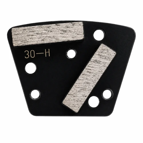 Syntec Trapezoid Double Bar Grinding Segment-Black, Extremely Hard Bond