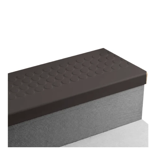 Tarkett Johnsonite Raised Round Fudge Stair Tread 48 inch