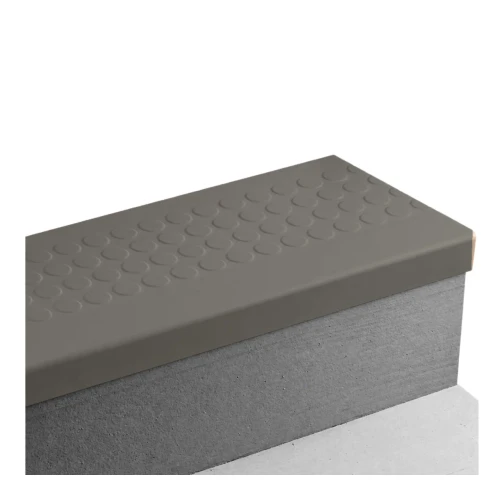 Tarkett Johnsonite Raised Round Moon Rock Stair Tread 48 inch