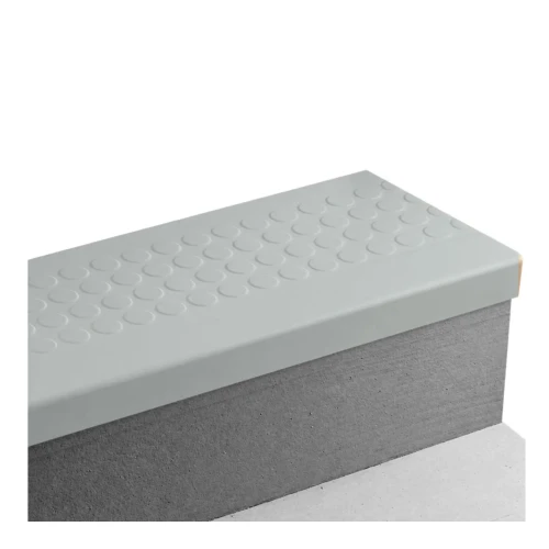 Tarkett Johnsonite Raised Round Platinum Stair Tread 72 inch