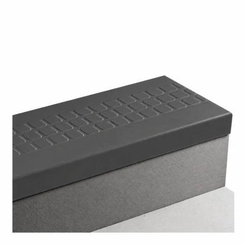 Tarkett Johnsonite Raised Square Charcoal Stair Tread 48 inch