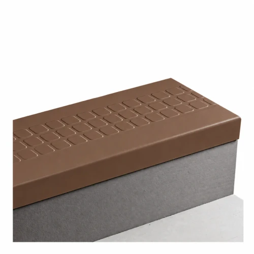 Tarkett Johnsonite Raised Square Brown Stair Tread 60 inch