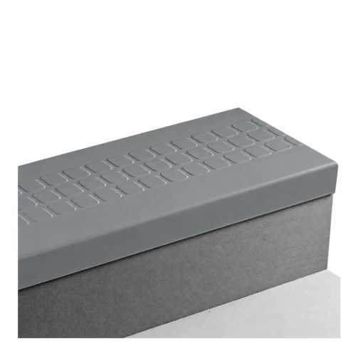 Tarkett Johnsonite Raised Square Cool Metal Stair Tread 60 inch