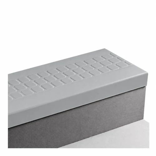 Tarkett Johnsonite Raised Square Platinum Stair Tread 60 inch