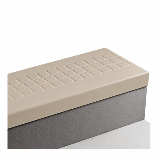 Tarkett Johnsonite Raised Square Beige Stair Tread 72 inch
