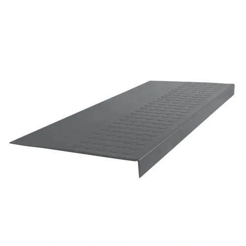 Roppe Battleship Vantage Raised Circles Stair Tread Without Riser- 60 Inch