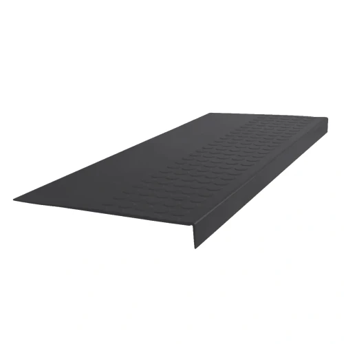 Roppe Asphalt Vantage Raised Circles Stair Tread Without Riser- 60 Inch