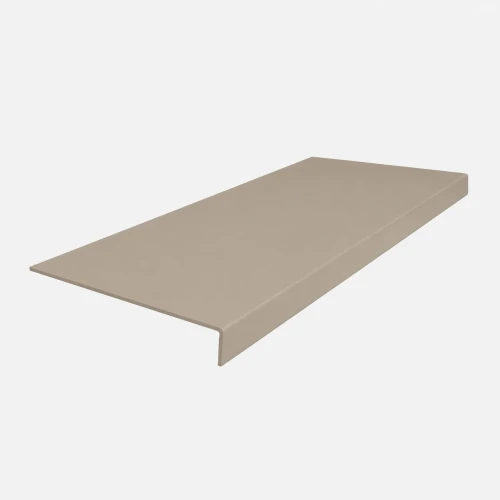 Roppe Light Duty Smooth Stair Tread Greige 48 Inch