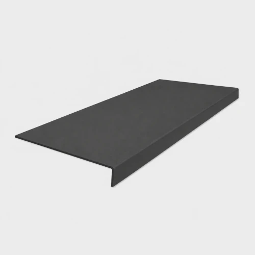 Roppe Heavy Duty Smooth Stair Tread Asphalt 48 Inch