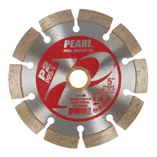 Pearl Abrasive P2 Pro V Segmented Blade- 5 Inch, General Purpose
