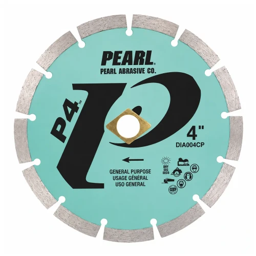 Pearl Abrasive P4 4 Inch Segmented Blade- General Purpose