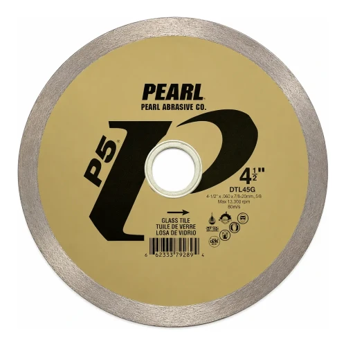 Pearl Abrasive Glass Tile 4 1/2 Inch P5 Blade