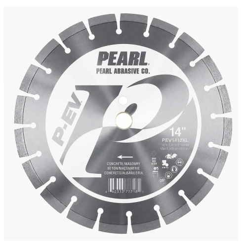 Pearl Abrasive P-EV 14 Inch Segmented Blade - Concrete, Masonry