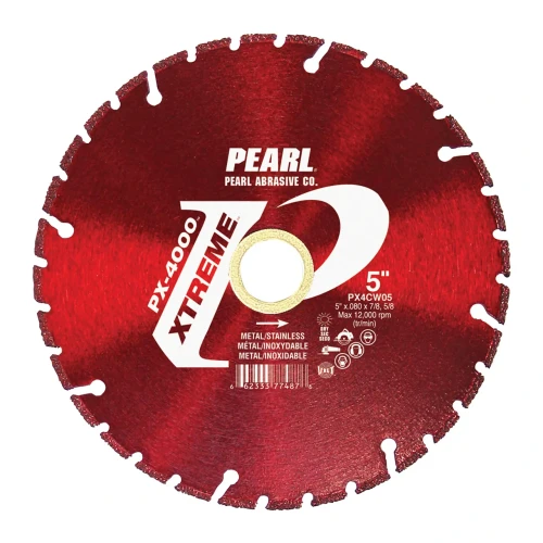 Pearl Abrasive XTREME PX 4000 Extreme 5 Inch Diamond Blade- Metal