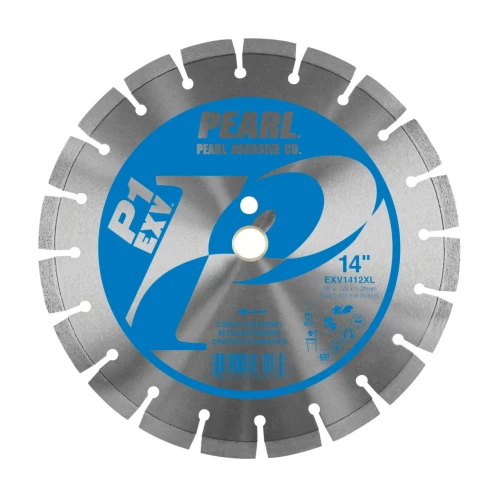 Pearl Abrasive P1 EXV Segmented 14 Inch Blade- Concrete, Masonry