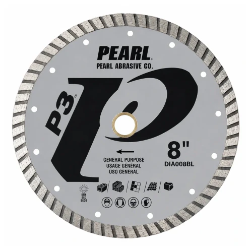 Pearl Abrasive P3 Turbo Blade - General Purpose 8 Inch