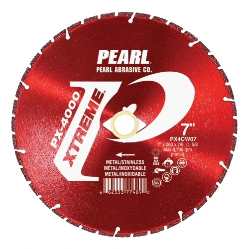 Pearl Abrasive XTREME PX 4000 Extreme 7 Inch Diamond Blade- Metal
