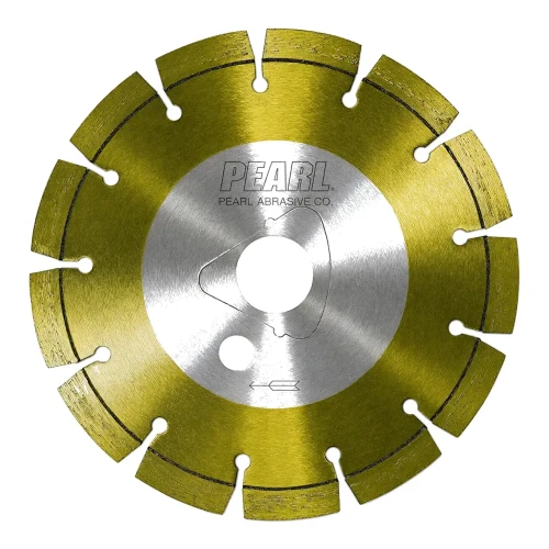 Pearl Abrasive Early Entry Segmented 8 Inch Blade, Soft Medium Aggregate- Yellow