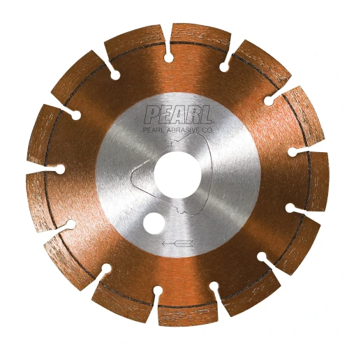 Pearl Abrasive Early Entry Segmented 10 Inch Blade, Medium Aggregate- Orange
