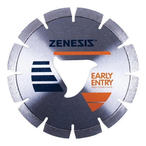 Zenesis Early Entry Green Concrete Blade Orange 12 inch Soff Cut